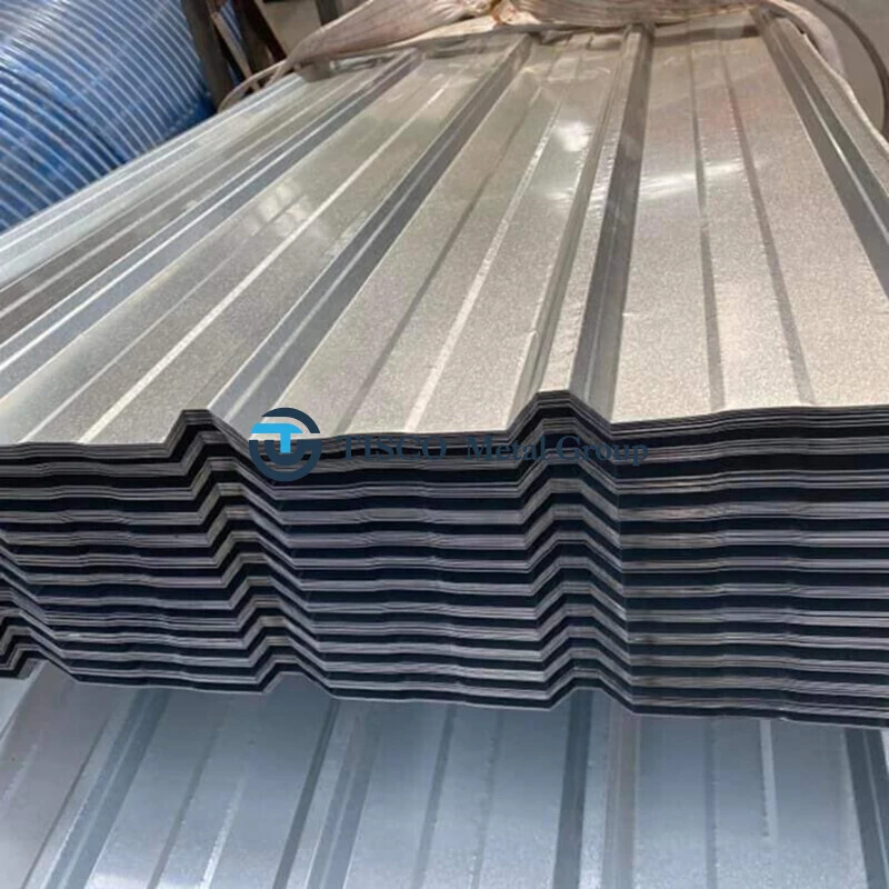 Placa corrugada galvanizada