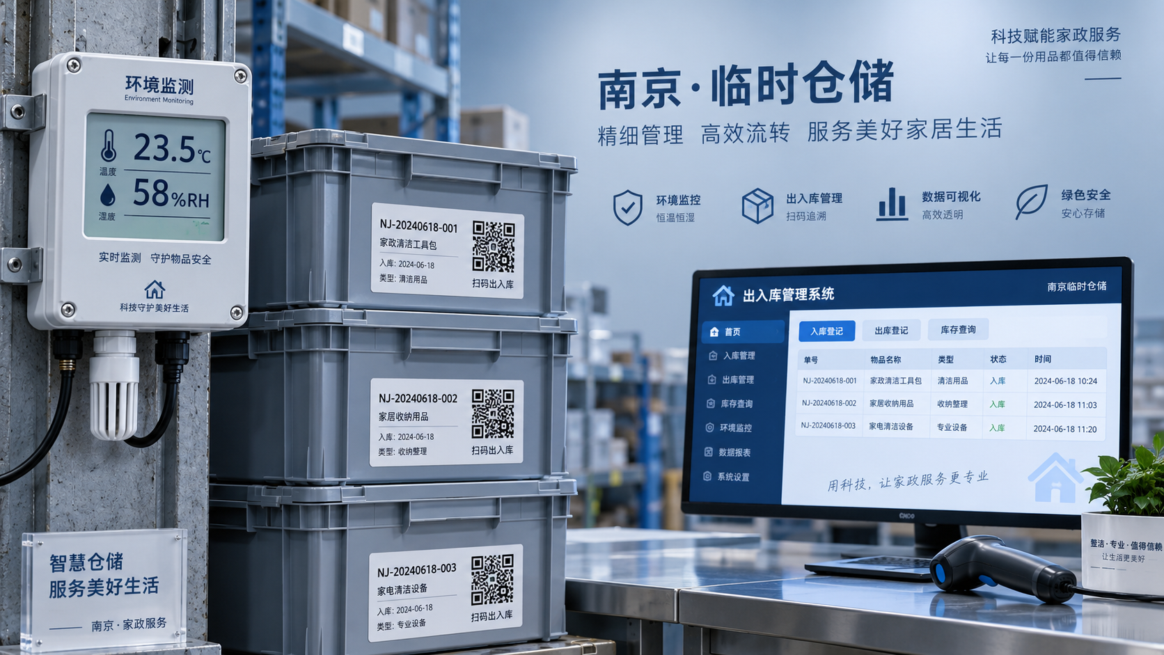 南京搬家临时仓储服务是否支持温湿度监控与出入库台账管理? 南京搬家临时仓储服务是否支持温湿度监控与出入库台账管理?