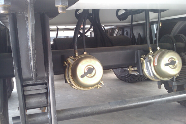 Steel plate suspension