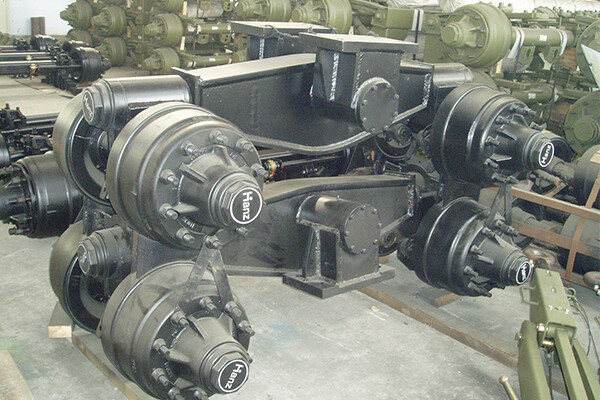 Lightweight one line and two axles