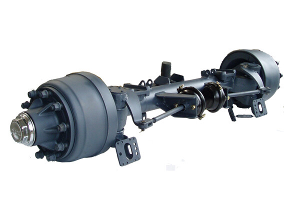 Self-steering axles