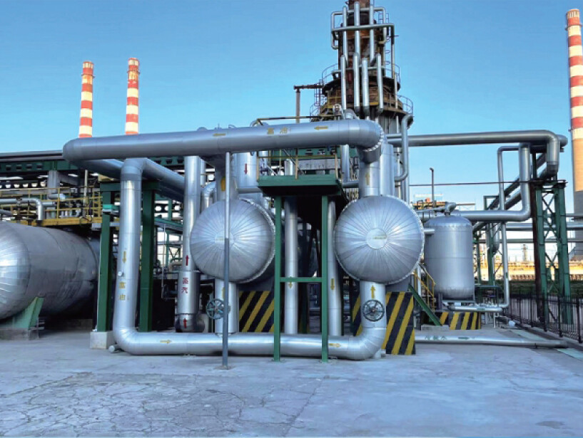 蒸汽替代管式炉加热富油技术