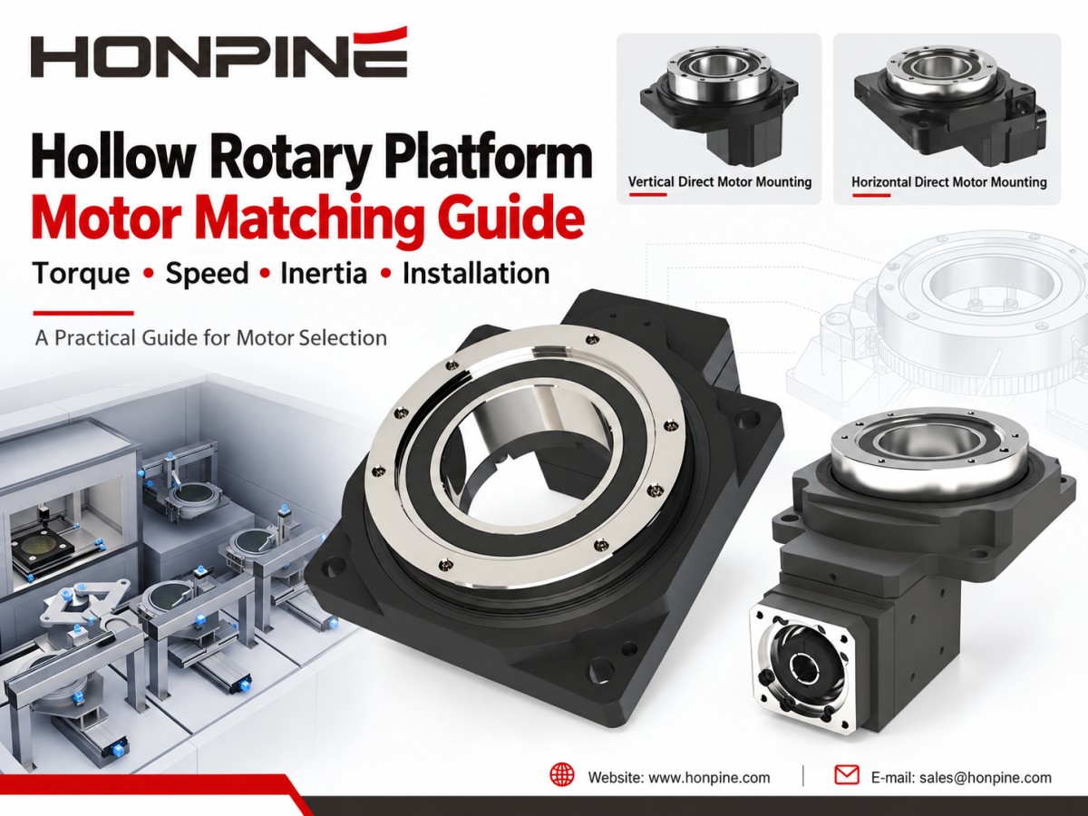 honpine-hollow-rotary-platform-motor-matching-guide