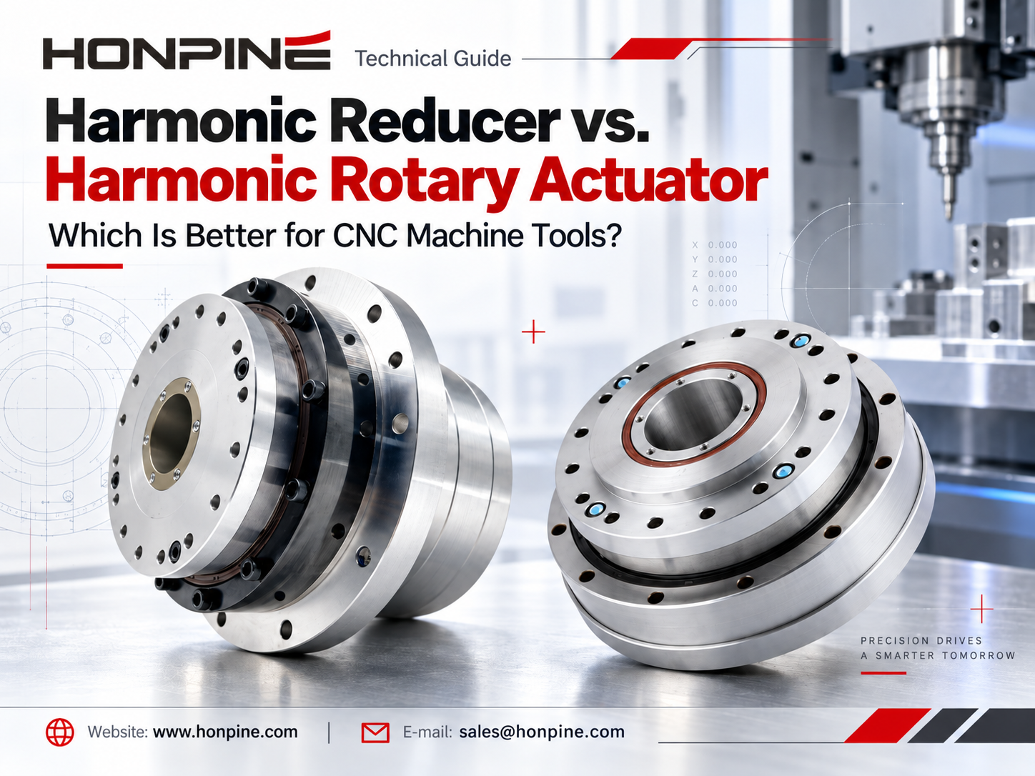 谐波减速器与谐波旋转执行器：哪种更适合 CNC 机床？