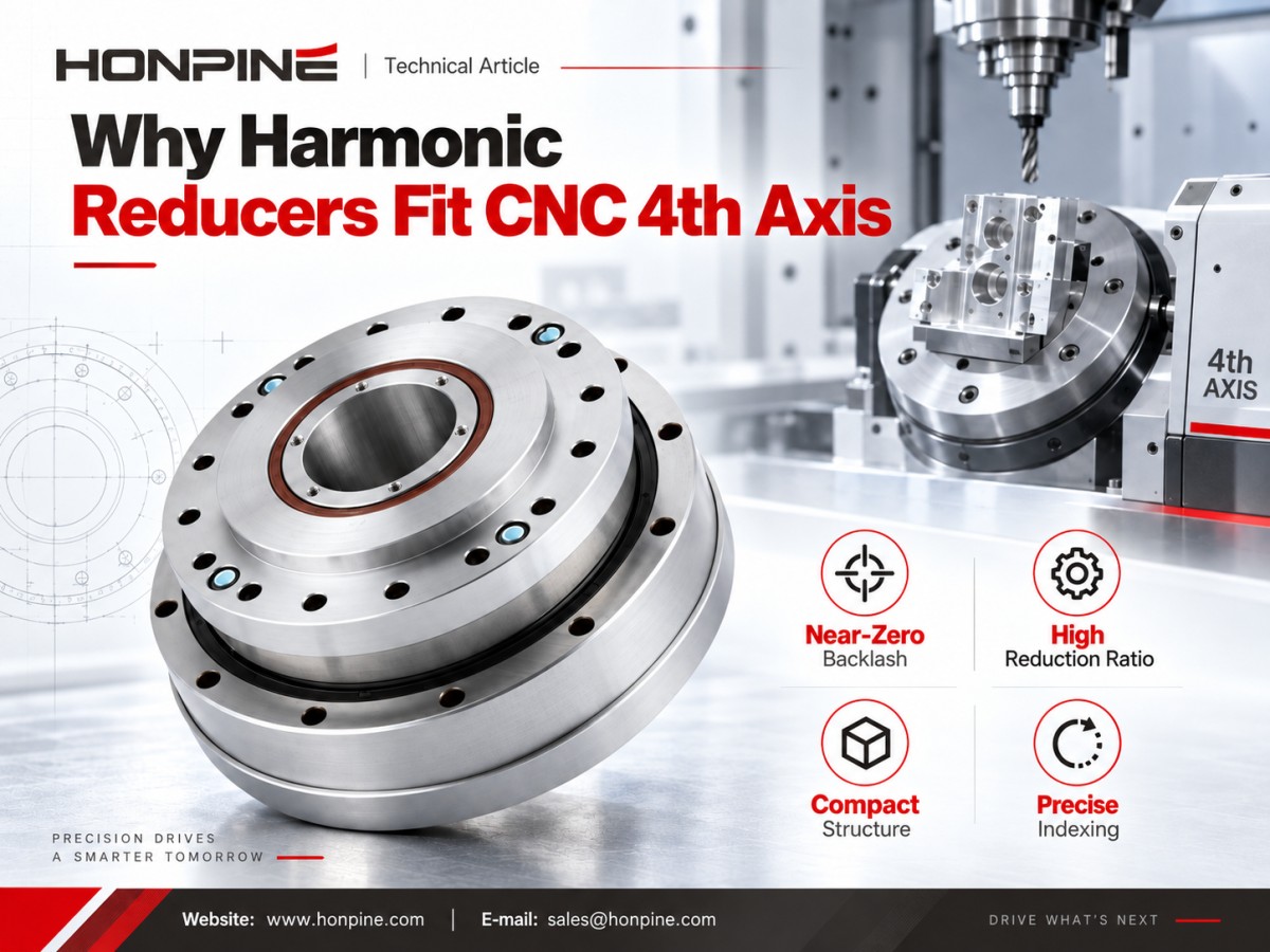 why harmonic reducers fit cnc 4th axis