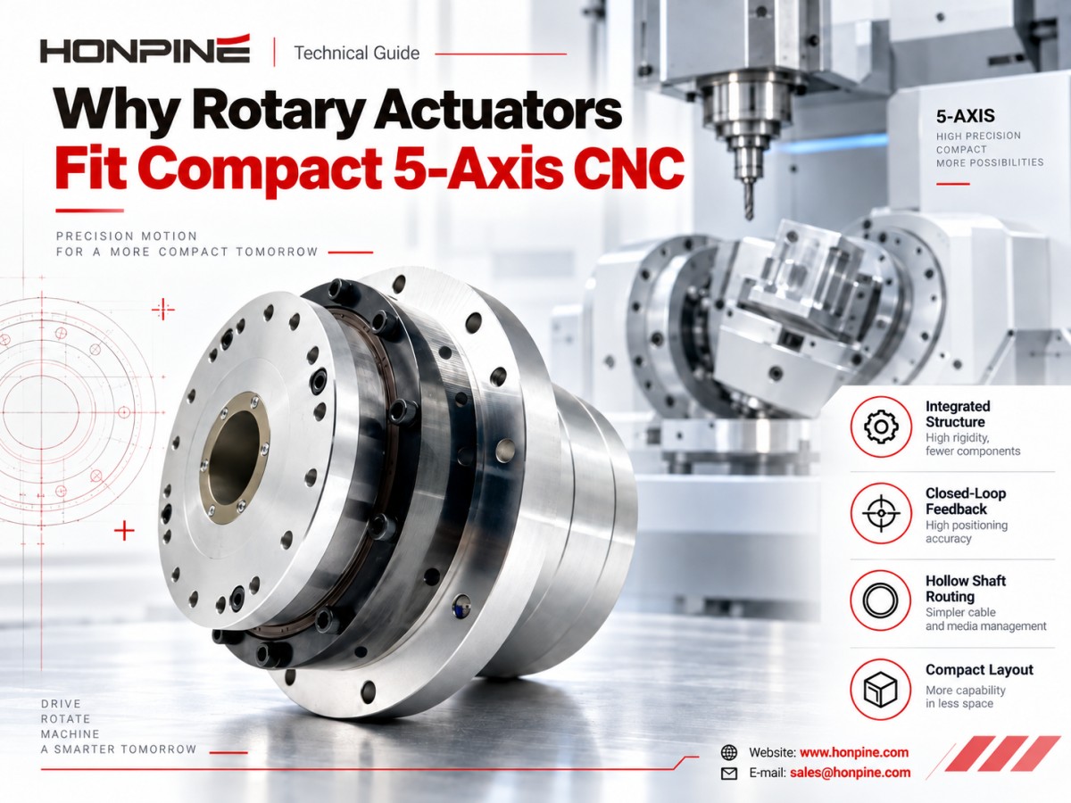 why rotary actuators fit compact 5 axis cnc