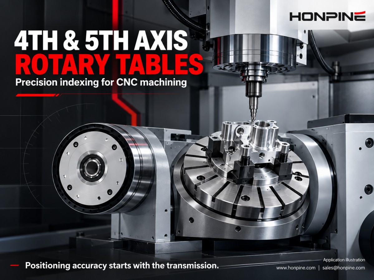 Fourth and fifth axis CNC rotary table machining