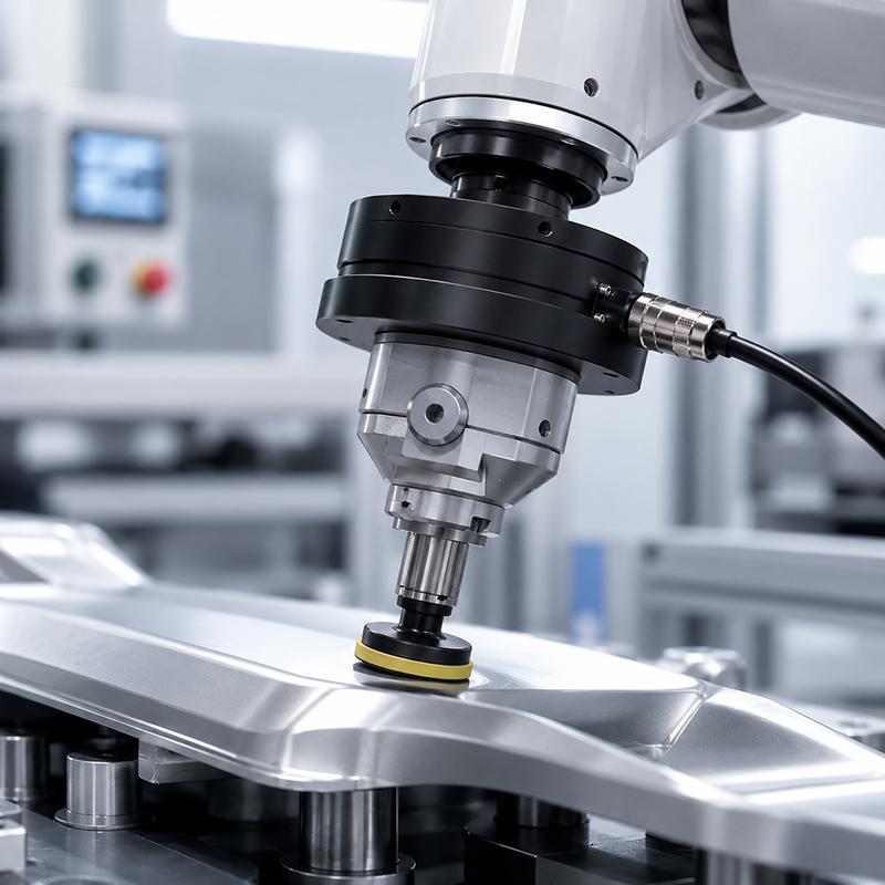 Force-controlled harmonic joint modules are suitable for grinding applications.