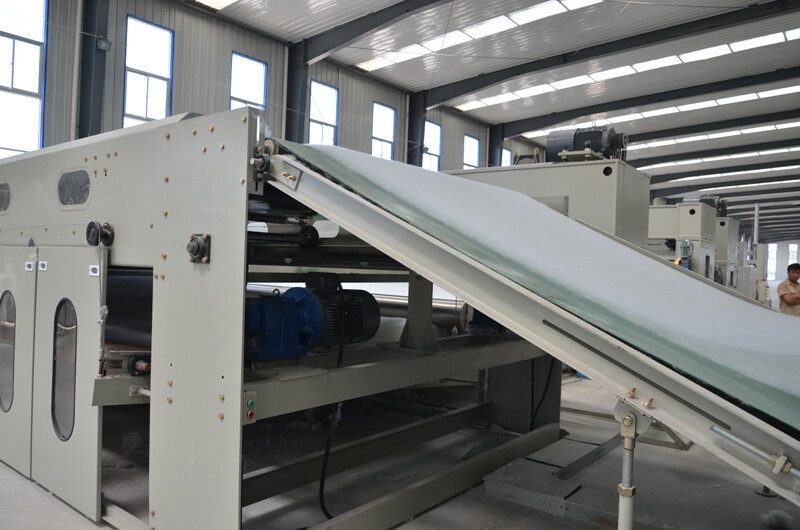 土工膜设备展示