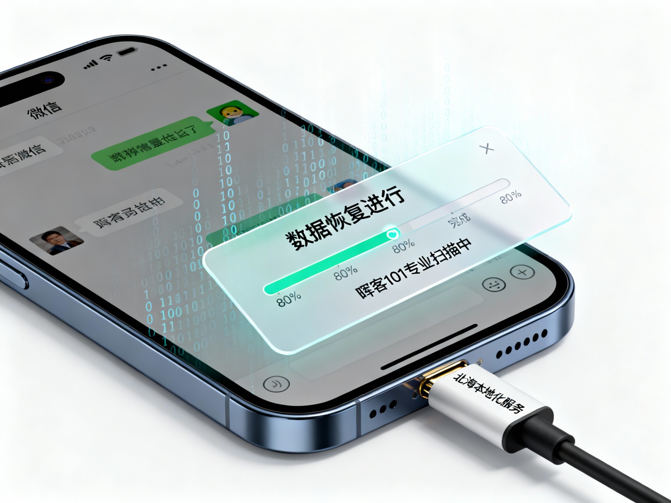 北海专业恢复微信聊天记录|本地化数据恢复服务