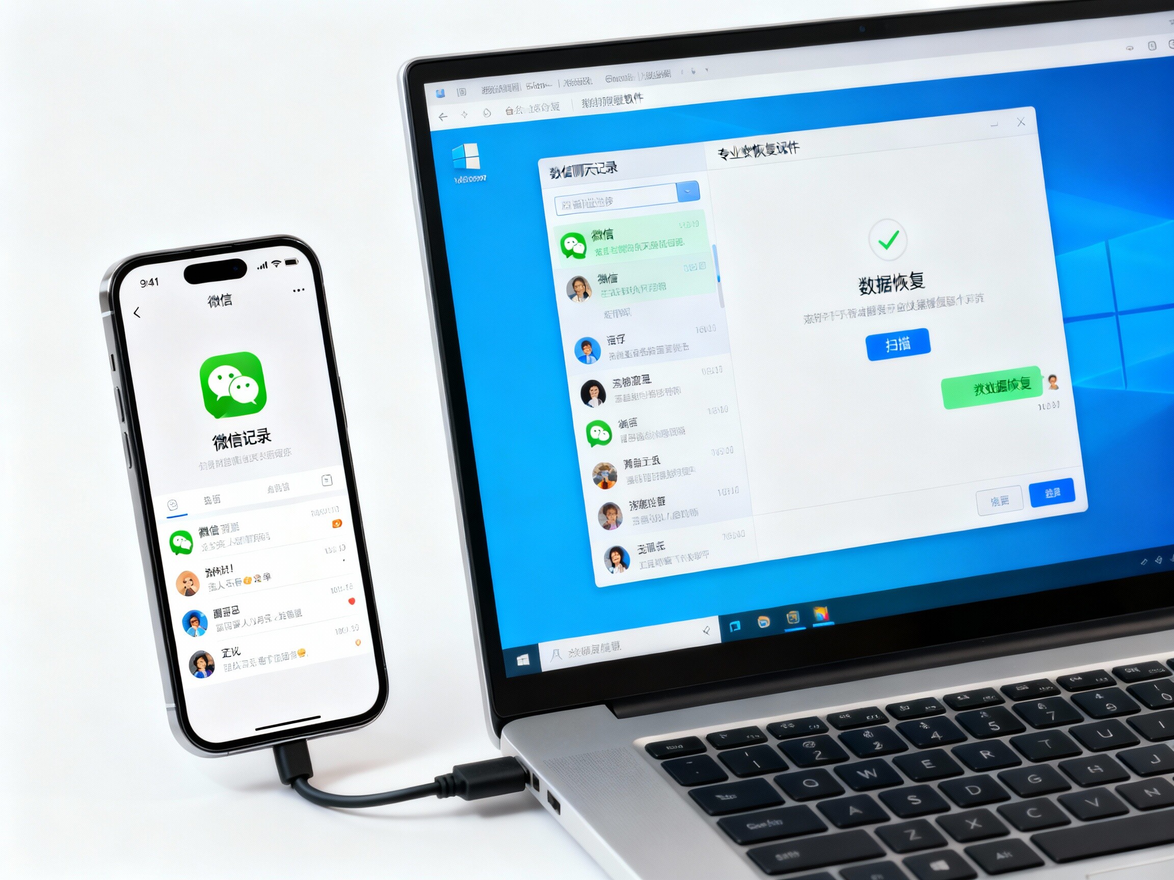 岳阳微信聊天记录恢复服务 | 专业数据底层扫描技术 