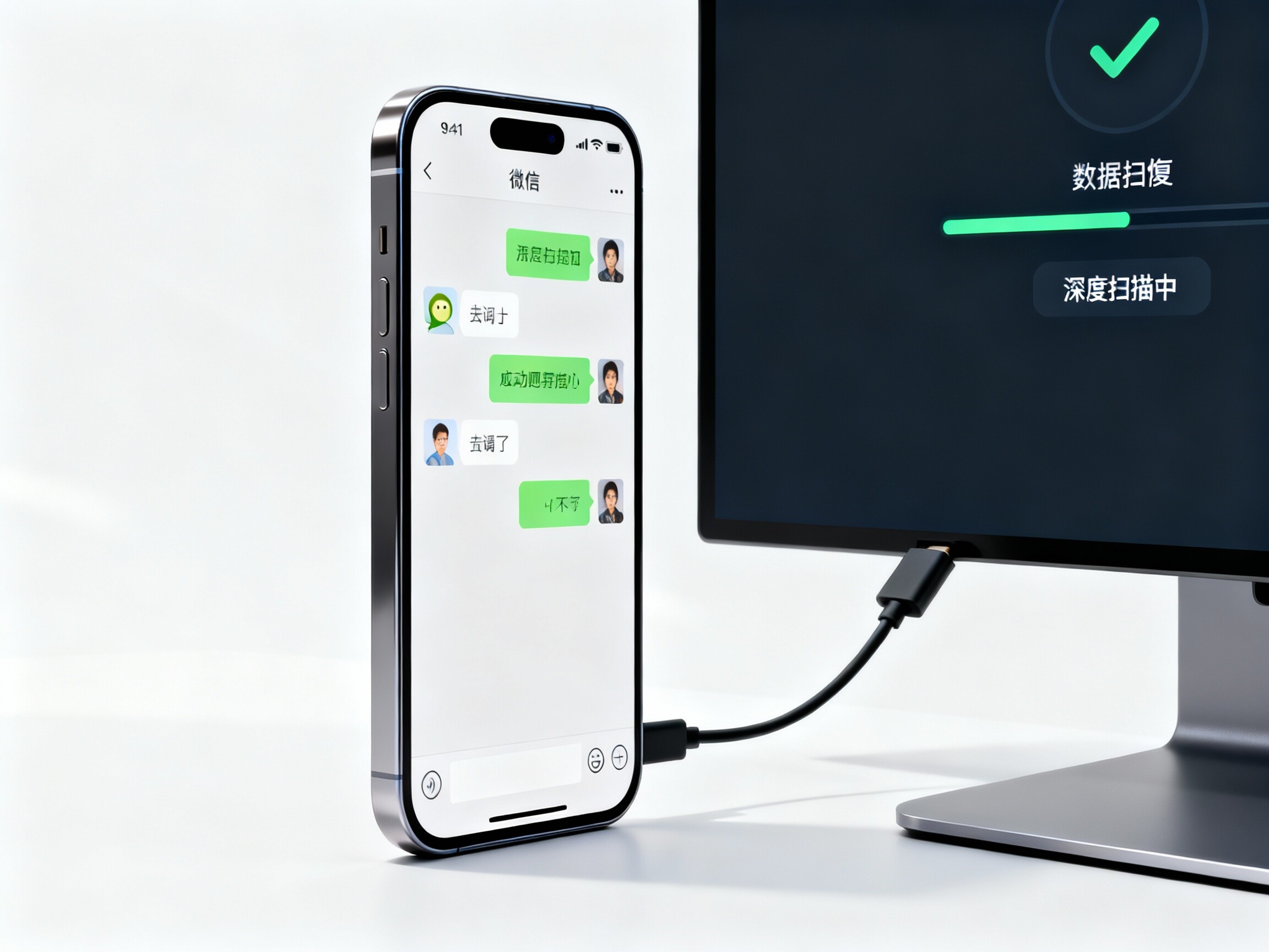 广州微信聊天记录恢复 | 专业数据底层扫描技术 