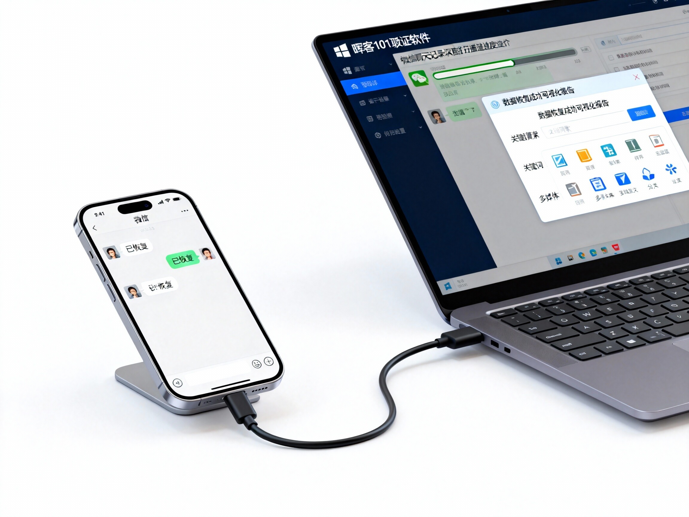 滨州微信聊天记录恢复｜专业数据恢复服务｜晖客101取证软件 
