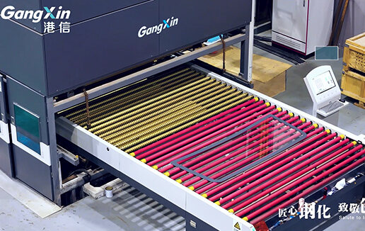 双曲弯钢+汽车侧窗生产线