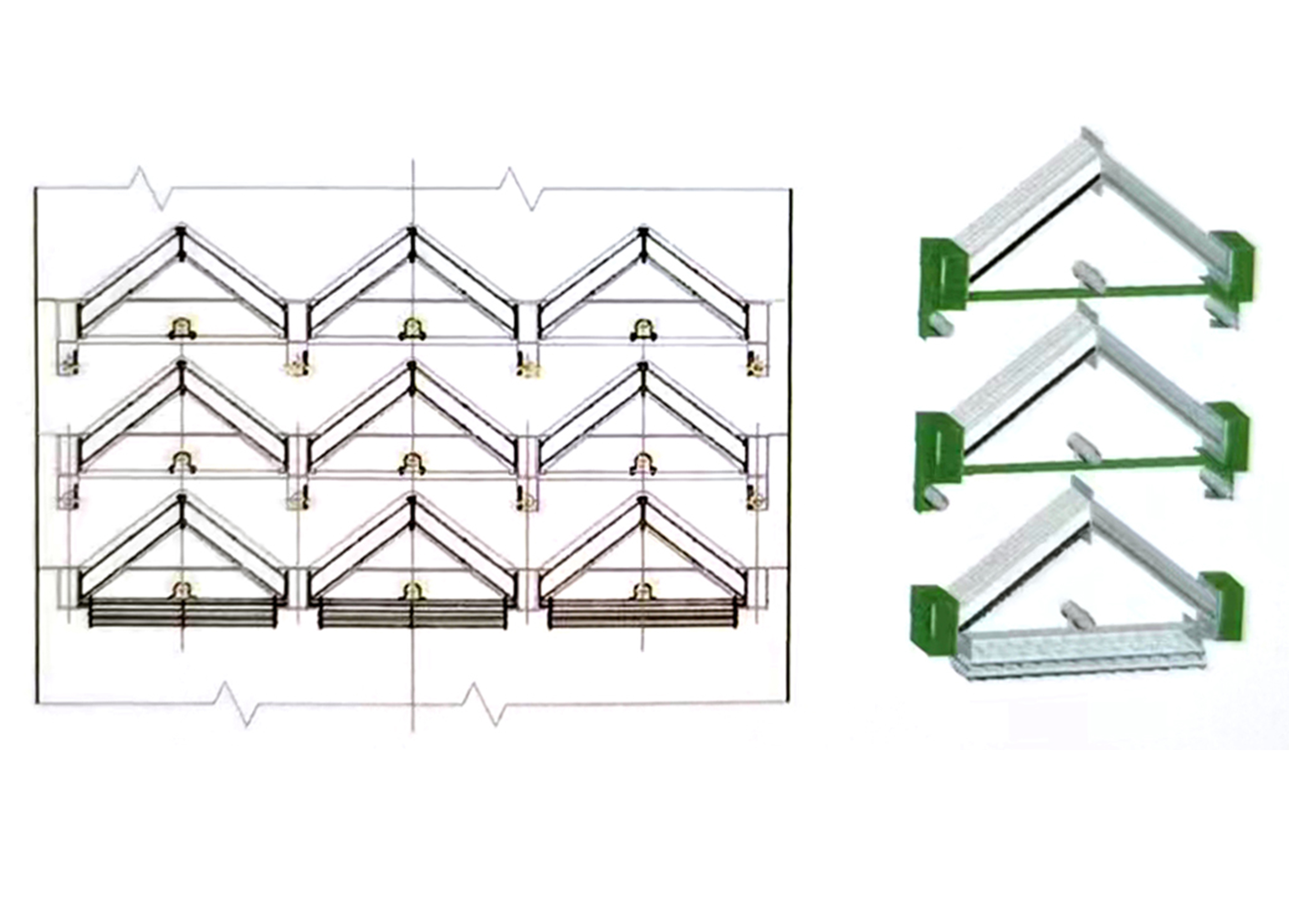 Tube type + ridge type