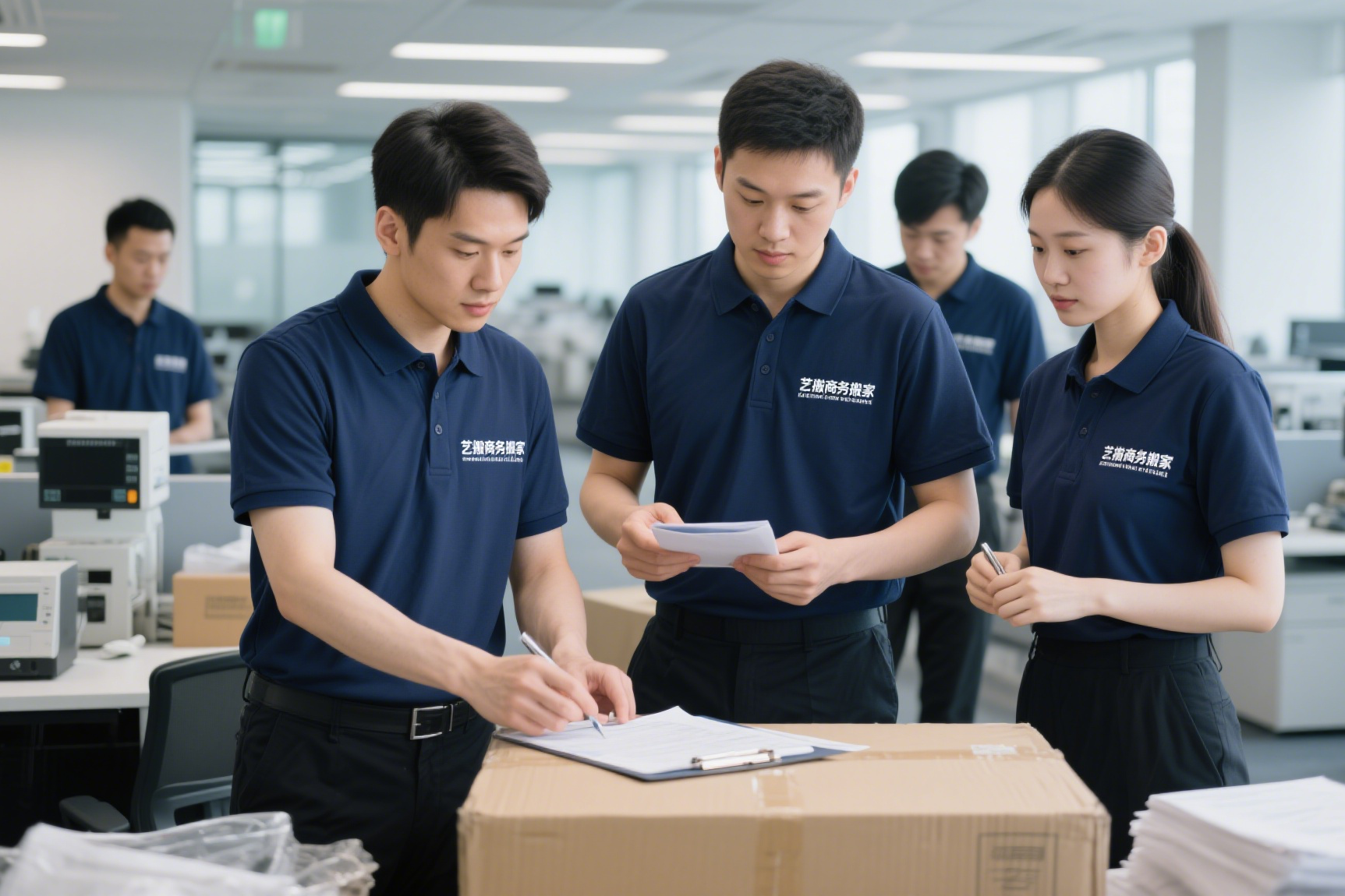 搬家估价师 艺搬商务搬家估价师现场