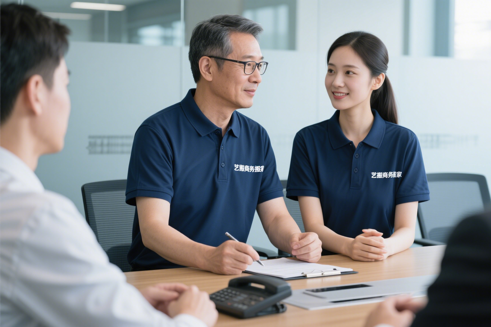 搬运执行阶段 商务搬家估价师现场