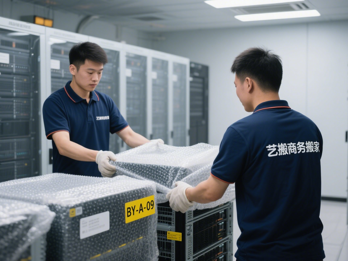 艺搬团队机房包装