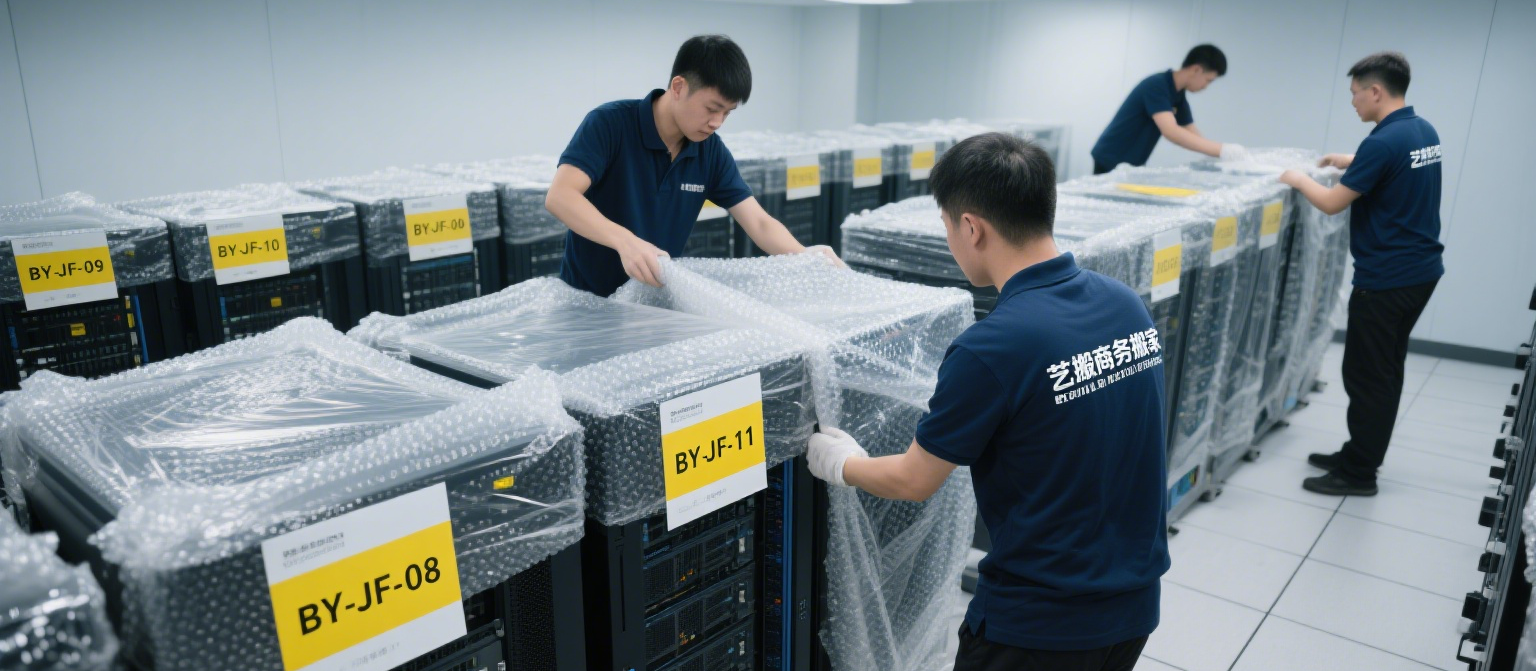 艺搬团队机房包装