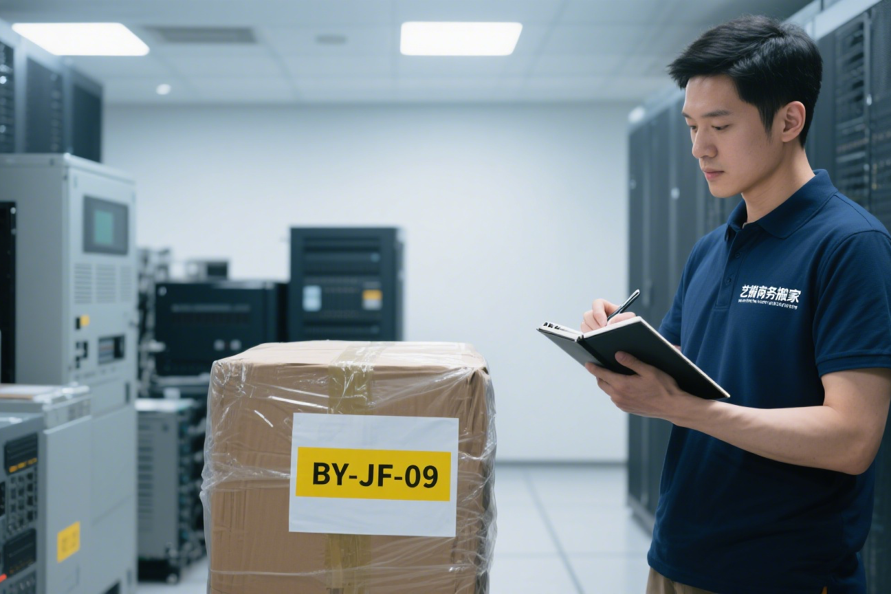 艺搬商务搬家 艺搬团队搬运机房设备