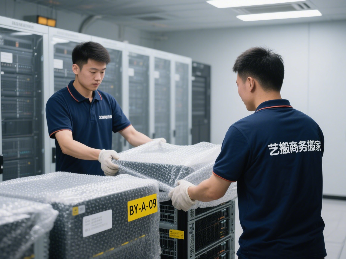 艺搬团队机房包装