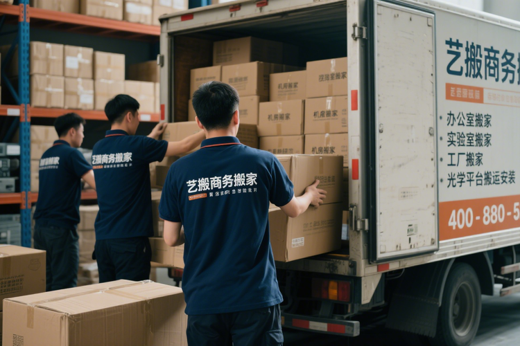 仓库搬家有序装车 艺搬商务搬家