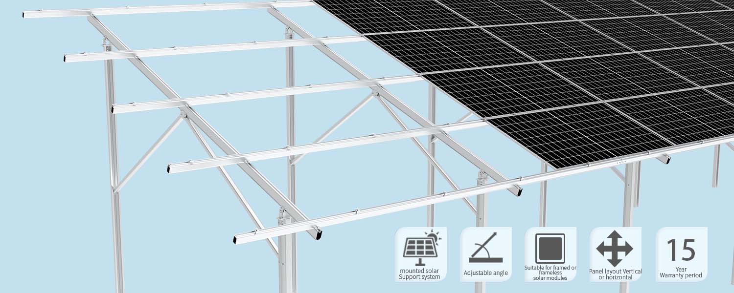 地面 铝合金 双立柱打桩4×7 横排11