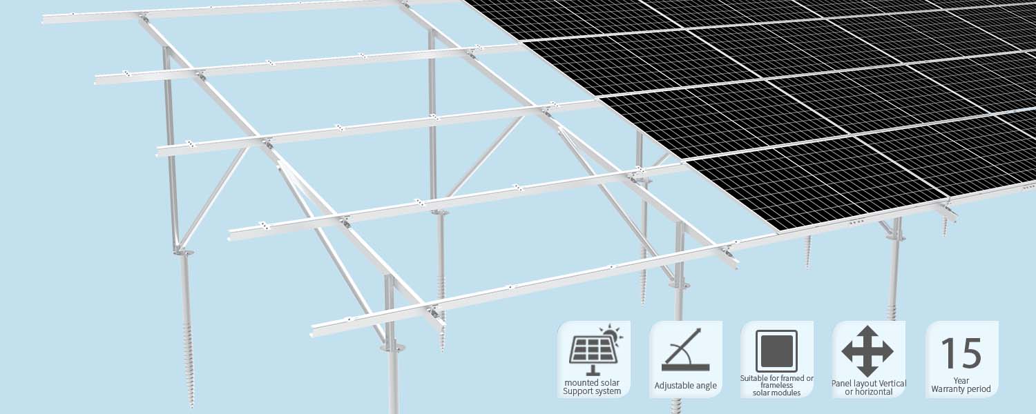 2×10 地面碳钢光伏支架地螺栓