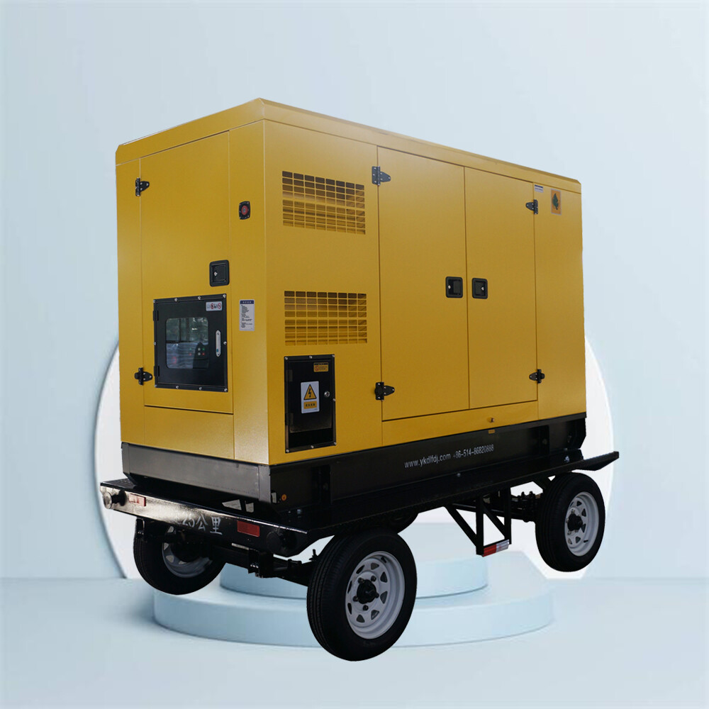 Mobile silent generator sets