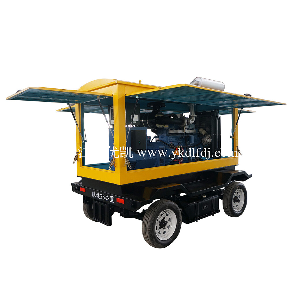 Mobile silent generator sets