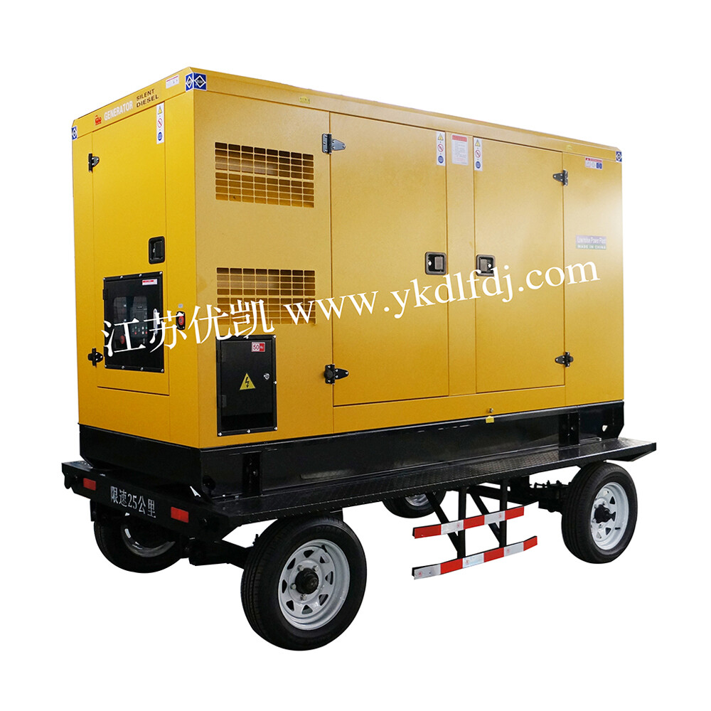 Mobile silent generator sets
