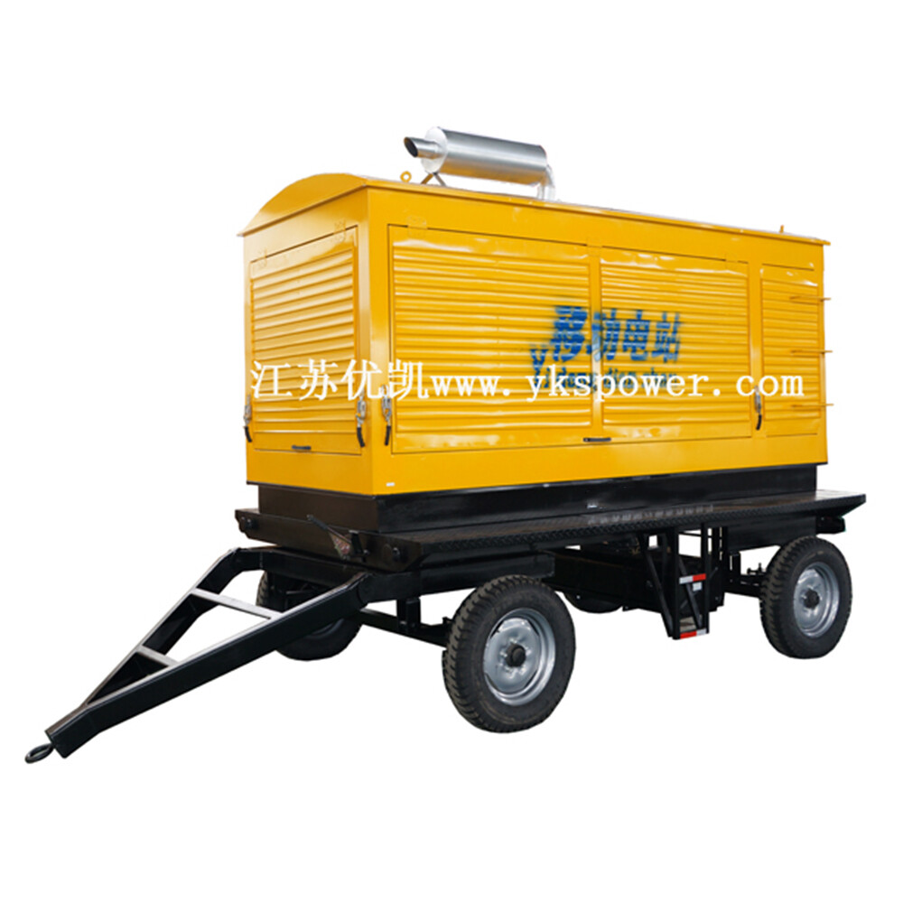 Mobile silent generator sets