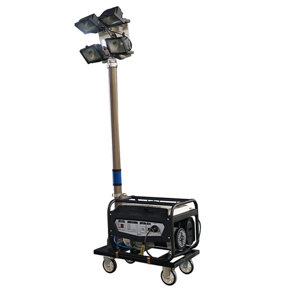 Mobile light tower genset