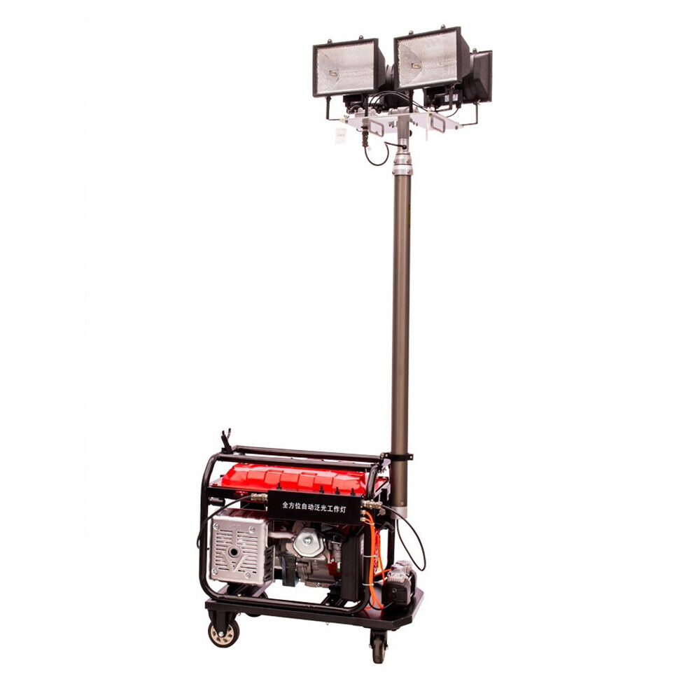 Mobile light tower genset