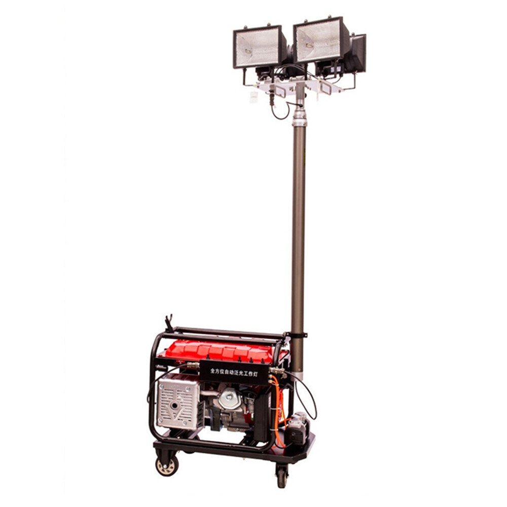 Mobile light tower genset