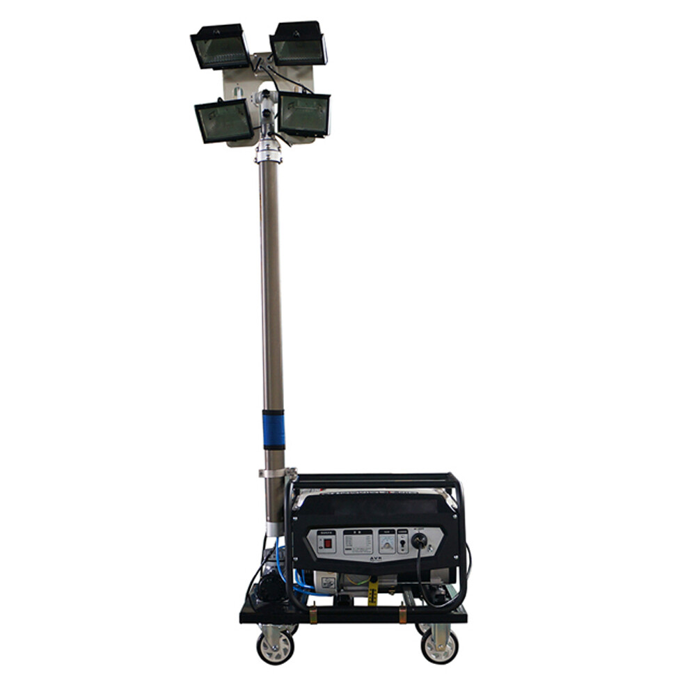 Mobile light tower genset