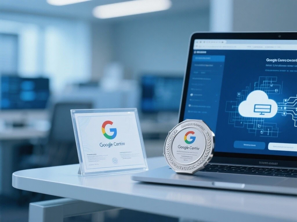 Google Certified: откройте для себя пропуск в элиту мирового цифрового маркетинга и облачных технологий, получив авторитетную квалификацию и практические навыки для ускоренного продвижения личного и корпоративного бренда.