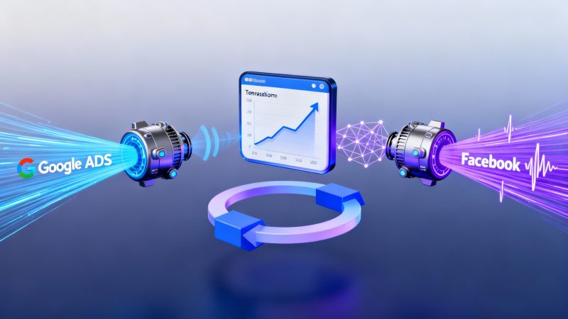 Google Ads + Facebook Ads двухдвигательное размещение Независимый сайт коэффициент конверсии увеличился на 80 % секреты