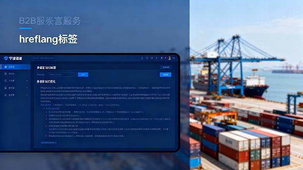 多语言网站宁波公司：连接世界级港口，打造 B2B 全球供应链的数字权威！