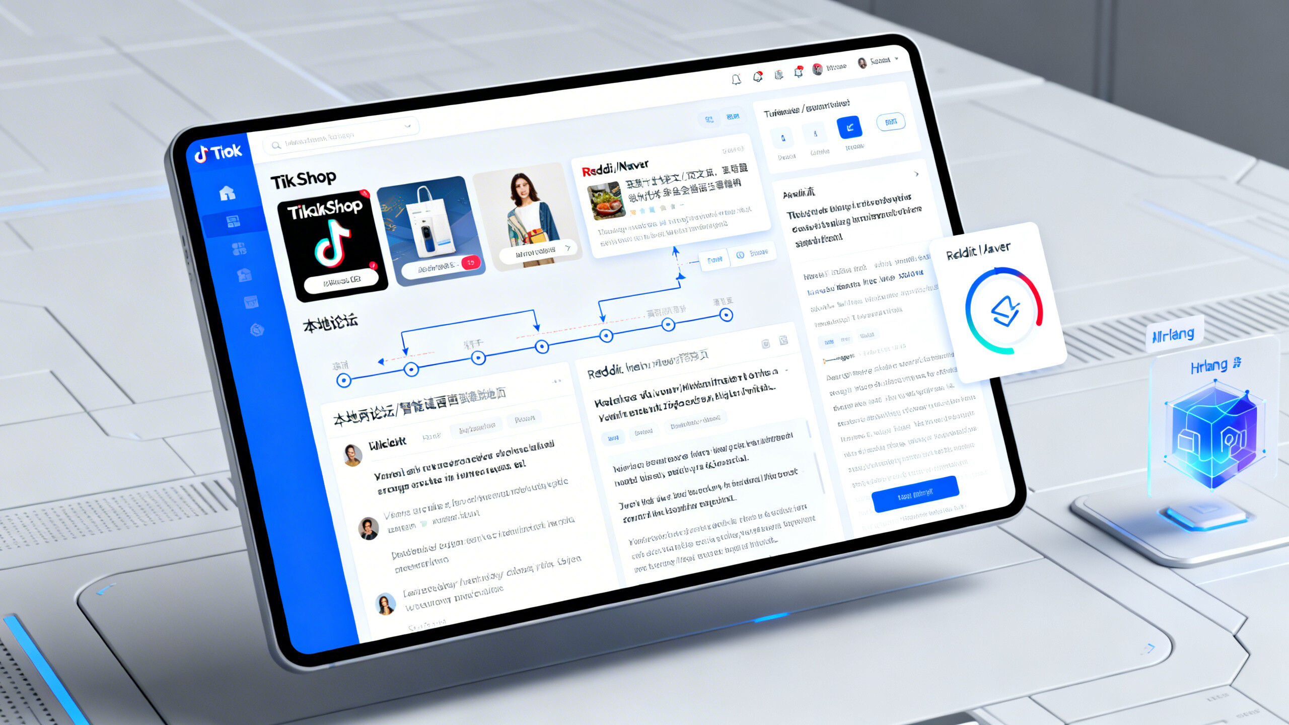 Как увеличить трафик на многоязычном сайте? 【Не Google】 TikTok Shop + локальные форумы для привлечения трафика