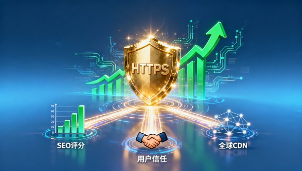 Какую роль играет HTTPS для веб-сайтов? Эмпирическое исследование 2026 года о его трехмерном воздействии: рейтинги в поисковых системах, доверие пользователей и коэффициенты конверсии.