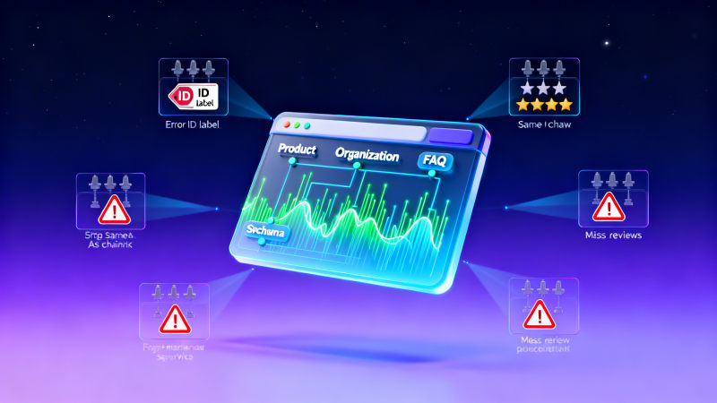 Как сделать контент сайта рекомендуемым для поиска ИИ? Избегайте 6 ошибок структурированной разметки, и естественный трафик B2B-сайта в Ханчжоу вырос на 41%