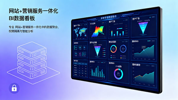 数字营销服务供应商是否支持多账号统一BI看板？代理公司整合旗下12个客户广告数据的权限隔离与自定义报表