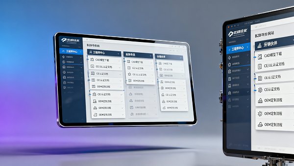 网站设计风格选极简风就一定高级?B2B工业设备站实测繁复导航反而提升询盘率 网站设计风格选极简风就一定高级?B2B工业设备站实测繁复导航反而提升询盘率