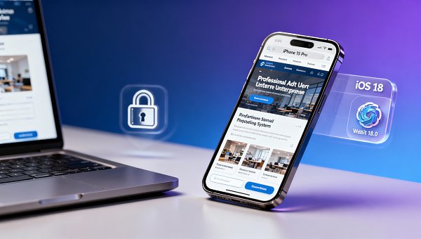响应式企业建站系统优势被高估？真实测试：部分模板在iOS 18 Safari下布局错乱