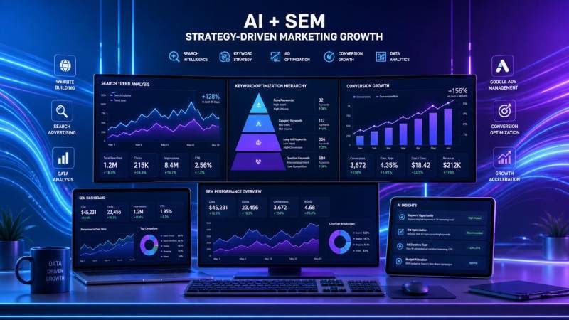 Почему цены на стратегии размещения рекламы AI+SEM так сильно различаются