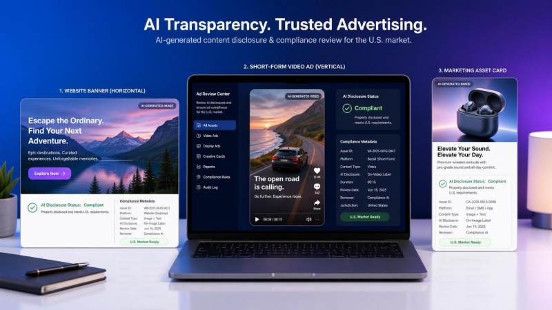 Требование FTC США: маркировка AI-рекламы как созданной не человеком
