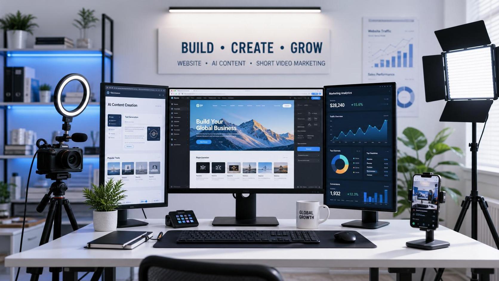 Исследование тенденций трансграничного маркетинга：как меняется привлечение клиентов через собственные сайты, ИИ-контент и короткие видео