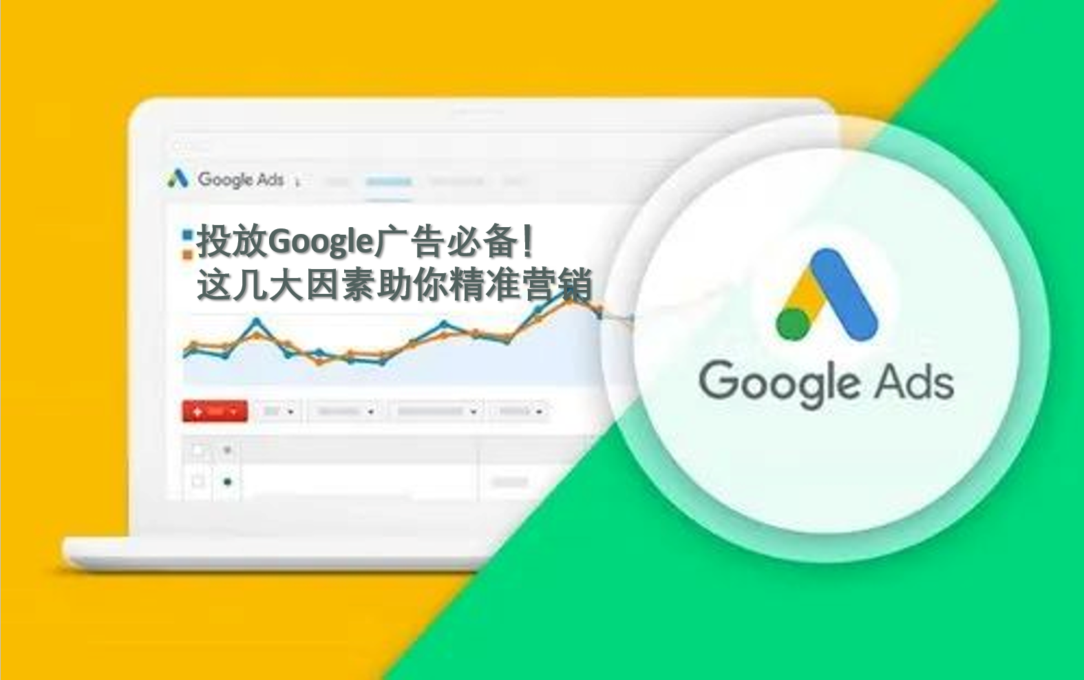 Must-have for placing Google ads! These are the top factors to help you market accurately