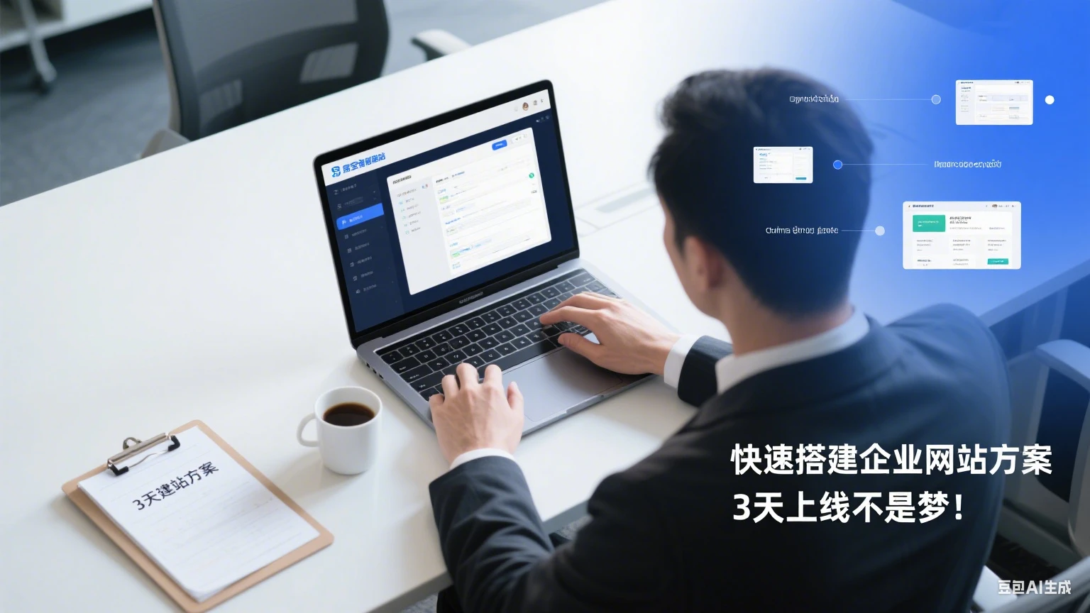 Quickly build a business website solution: 3 days online is not a dream!